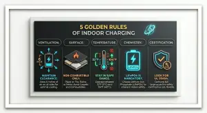 Is it Safe to Charge Large Batteries Indoors? (2026 Renter's Safety Guide)