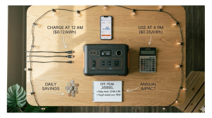 off-peak electricity charging hack